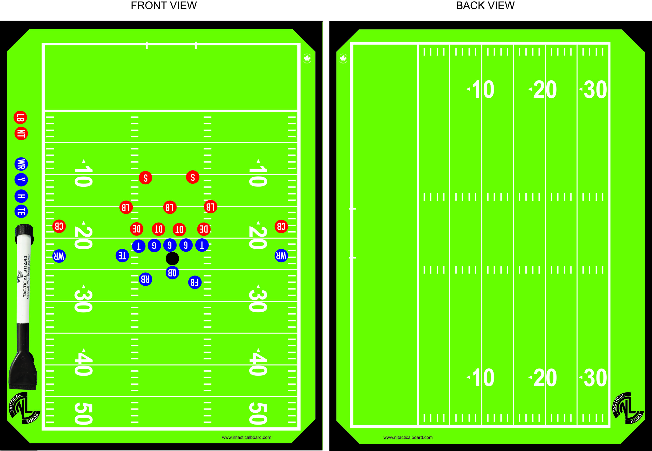 Football Board (Marker & Bag included) NL Tactical Board